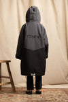 Kids Waterproof Changing Robe | Black - Smalls MerinoWeatherproof Robes