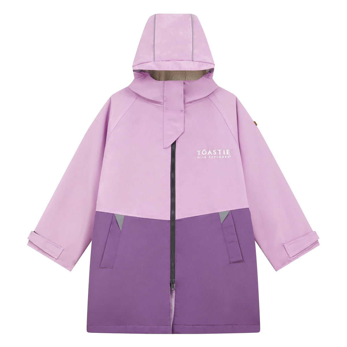 Kids Waterproof Changing Robe | Lilac - Smalls MerinoWeatherproof Robes