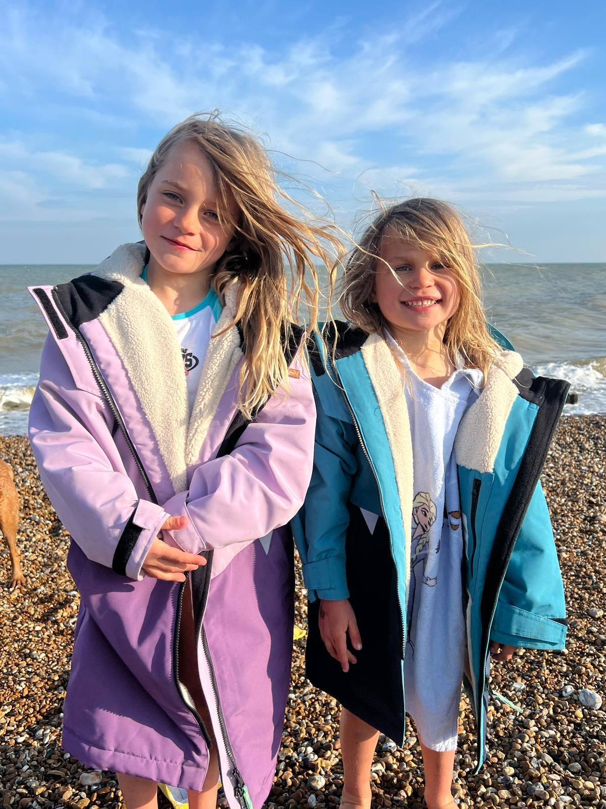 Kids Waterproof Changing Robe | Lilac - Smalls MerinoWeatherproof Robes