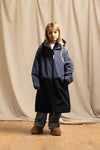 Kids Waterproof Changing Robe | Navy - Smalls MerinoWeatherproof Robes