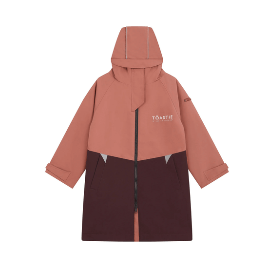 Kids Waterproof Changing Robe | Rose Pink - Smalls MerinoWeatherproof Robes