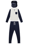 Loungewear Signature Set French Navy - Smalls MerinoBaselayer Set