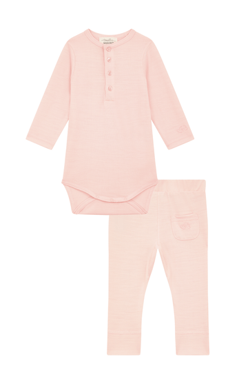 Merino Baby Signature Set Pink Peach Blossom - Smalls Merino