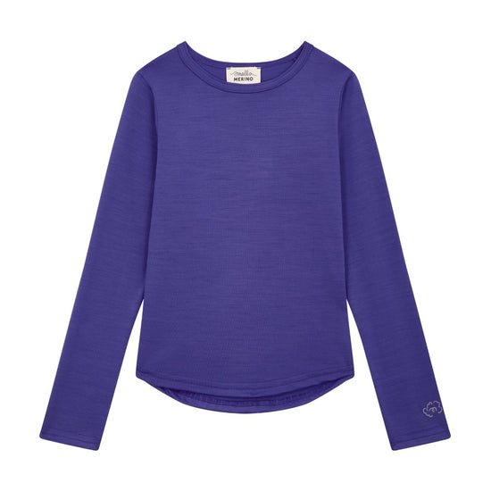 Merino Long Sleeve, Mineral Purple - Smalls MerinoLong Sleeve