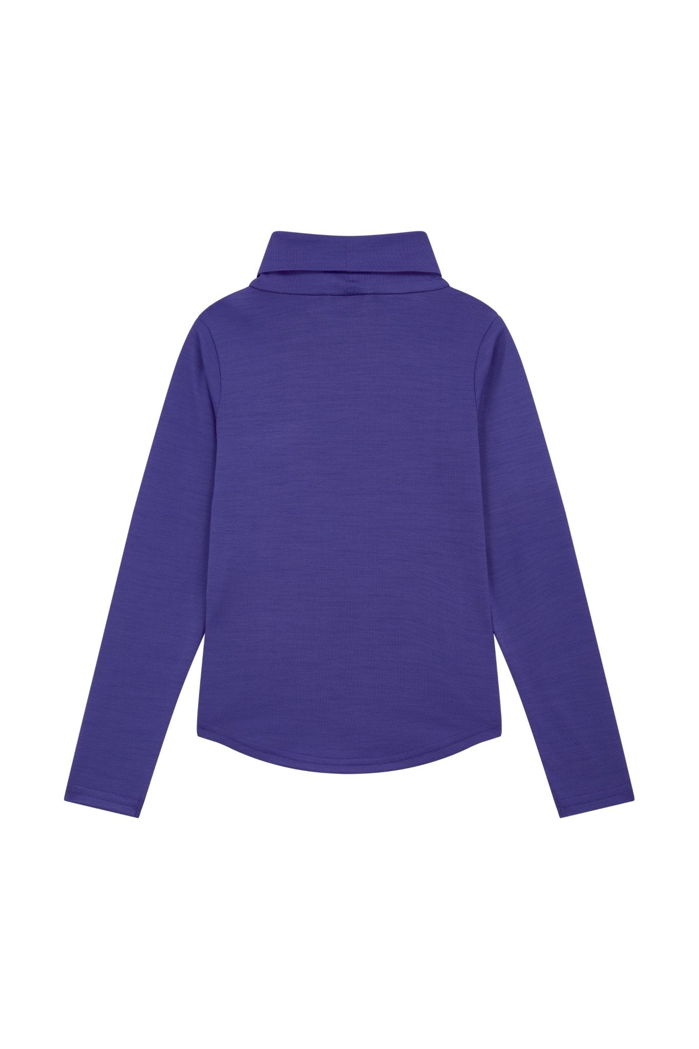 Merino Polo Neck, Mineral Purple - Smalls MerinoTrouser