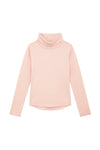 Merino Polo Neck, Pink Peach Blossom - Smalls MerinoPolo Neck