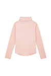 Merino Polo Neck, Pink Peach Blossom - Smalls MerinoPolo Neck