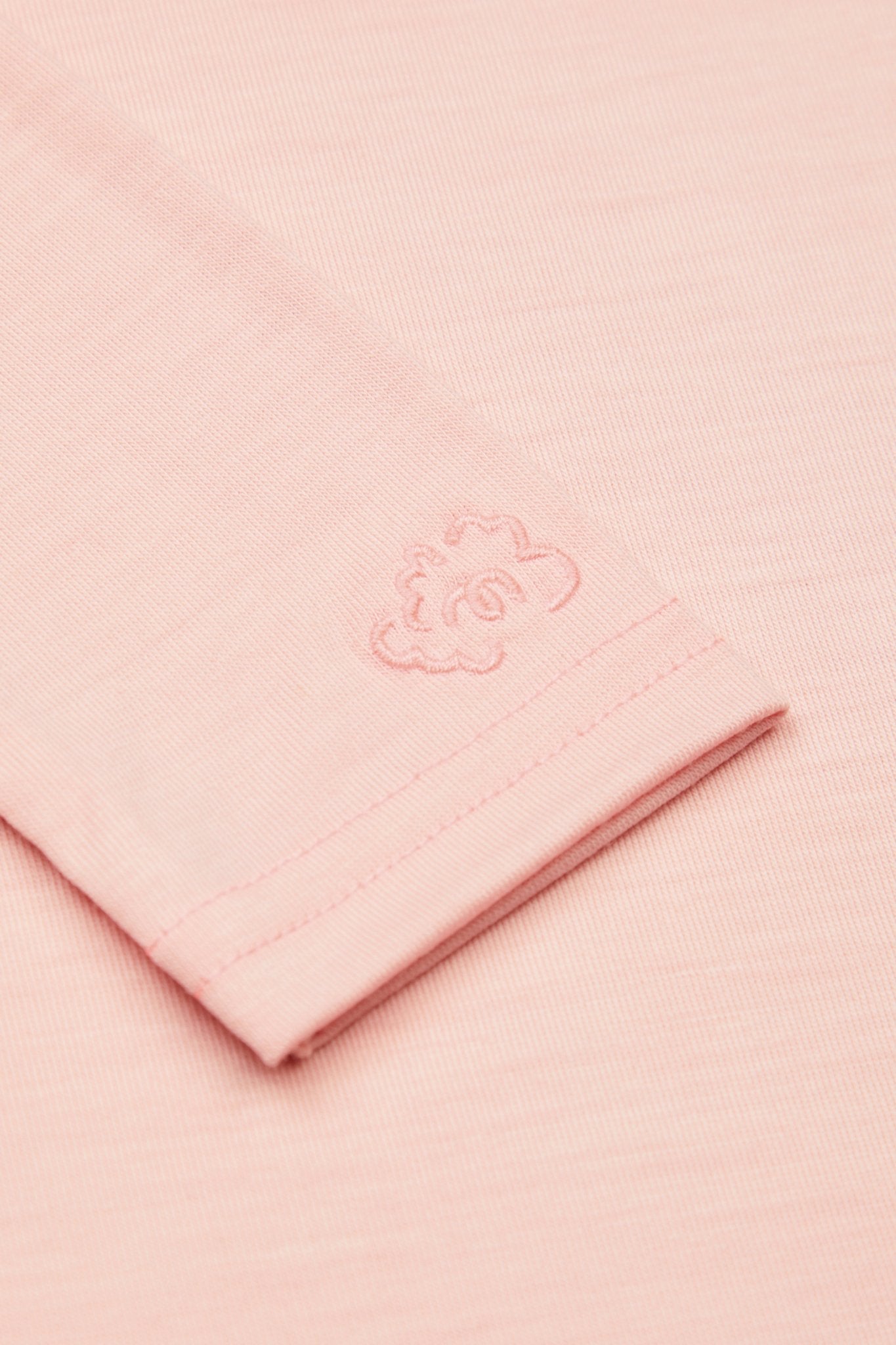 Merino Polo Neck, Pink Peach Blossom - Smalls MerinoPolo Neck