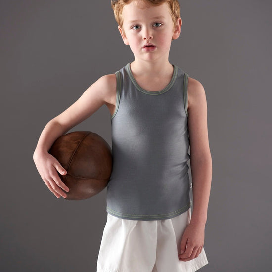 Merino Tank, Moon Grey - Smalls MerinoVest Top