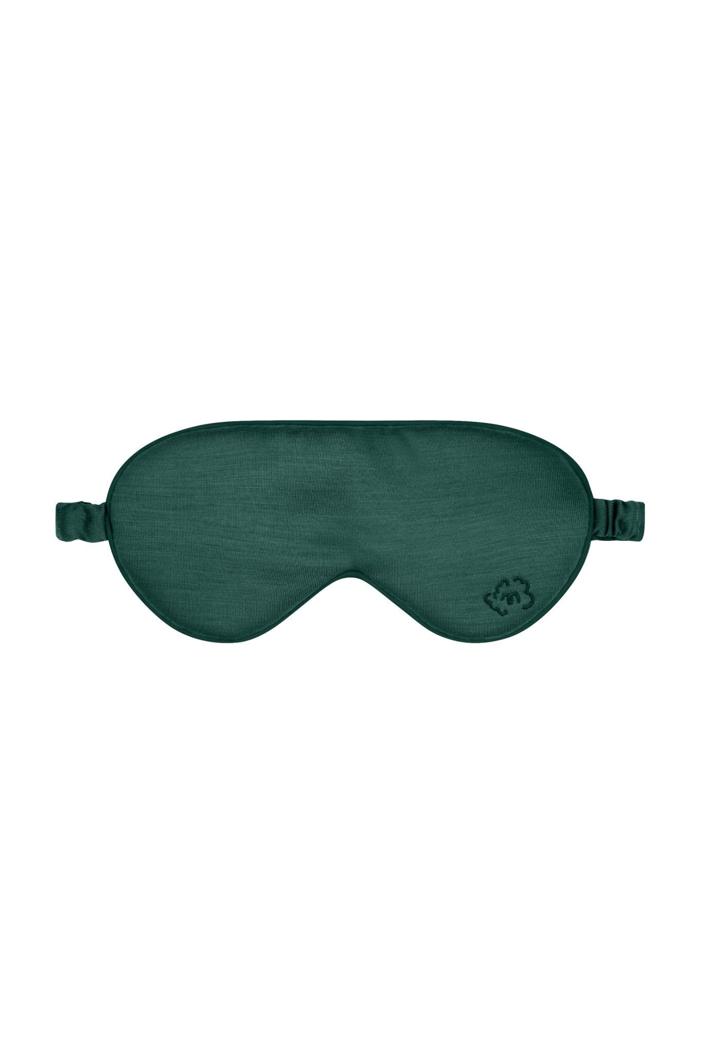 Pure Merino Sleepy Eye Mask Emerald Green - Smalls MerinoEye Mask