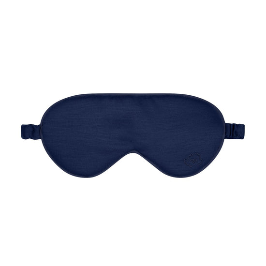 Pure Merino Sleepy Eye Mask French Navy - exclusive to Woolroom - Smalls MerinoEye Mask