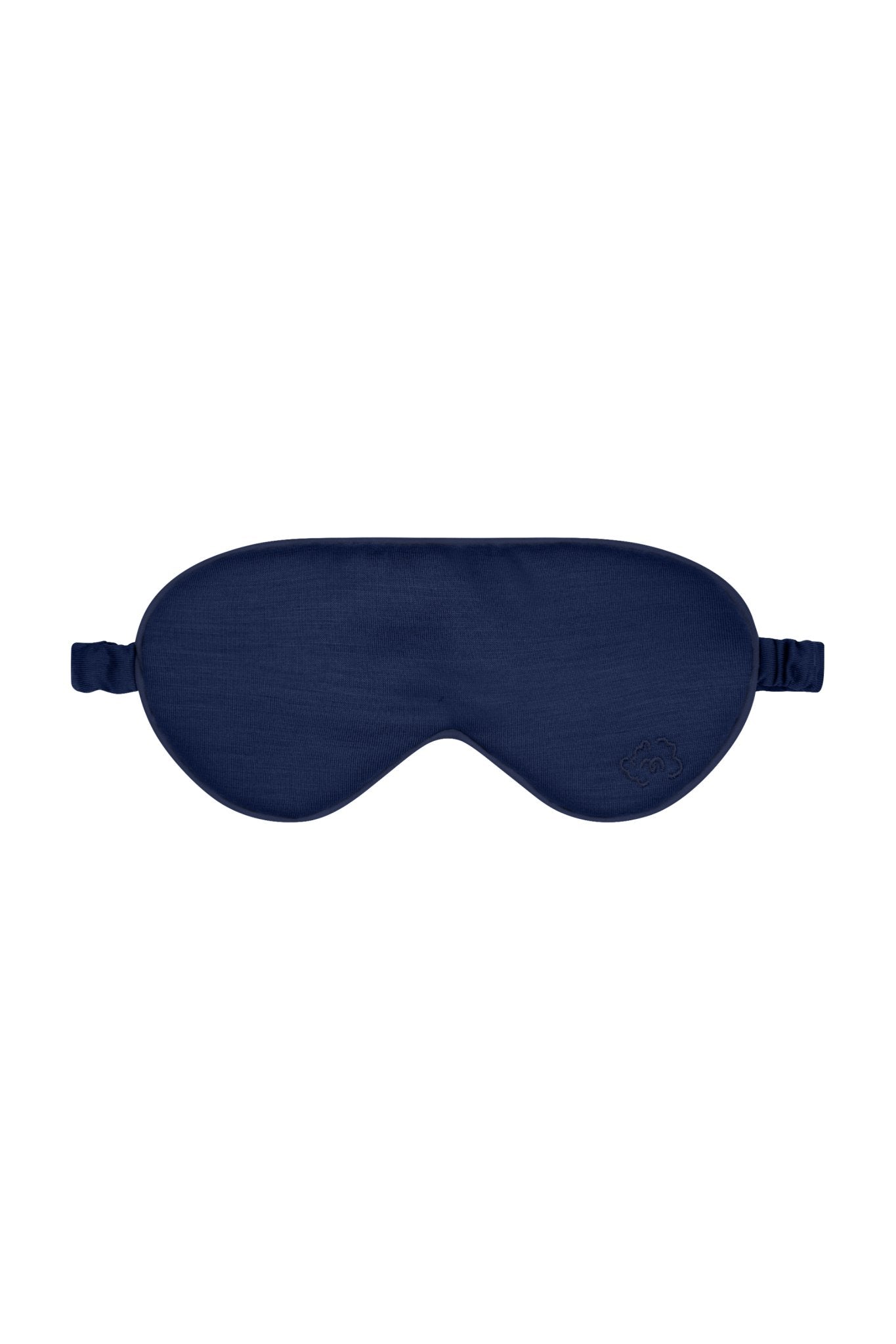 Pure Merino Sleepy Eye Mask French Navy - exclusive to Woolroom - Smalls MerinoEye Mask