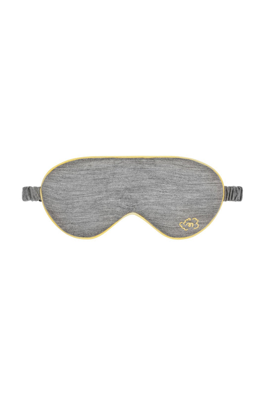 Pure Merino Sleepy Eye Mask, Grey Marle - Smalls MerinoEye Mask