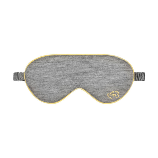 Pure Merino Sleepy Eye Mask, Grey Marle - Smalls MerinoEye Mask