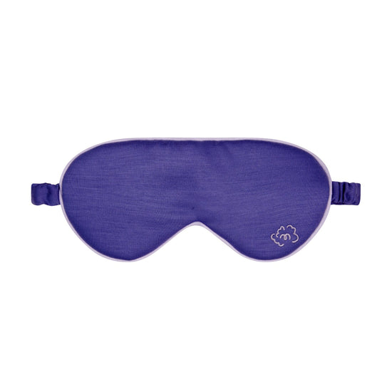 Pure Merino Sleepy Eye Mask, Mineral Purple - Smalls MerinoEye Mask