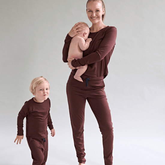 Womens Merino 24 Hour Trouser 190g Lightweight, Chocolate Brown - Smalls MerinoTrouser