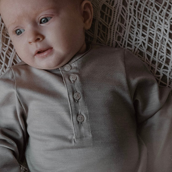 Aroha Base Stone - Smalls MerinoBodysuit