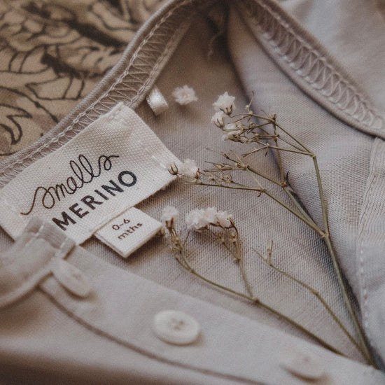 Aroha Base Stone - Smalls MerinoBodysuit