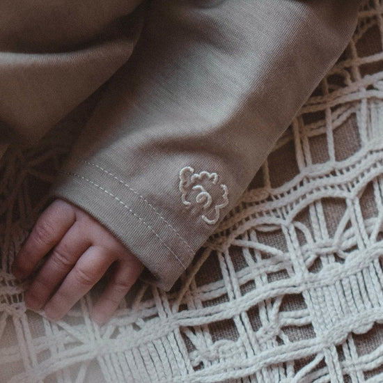 Aroha Base Stone - Smalls MerinoBodysuit