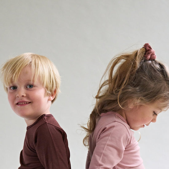 Merino Long Sleeve, Chocolate Brown - Smalls MerinoLong Sleeve Top