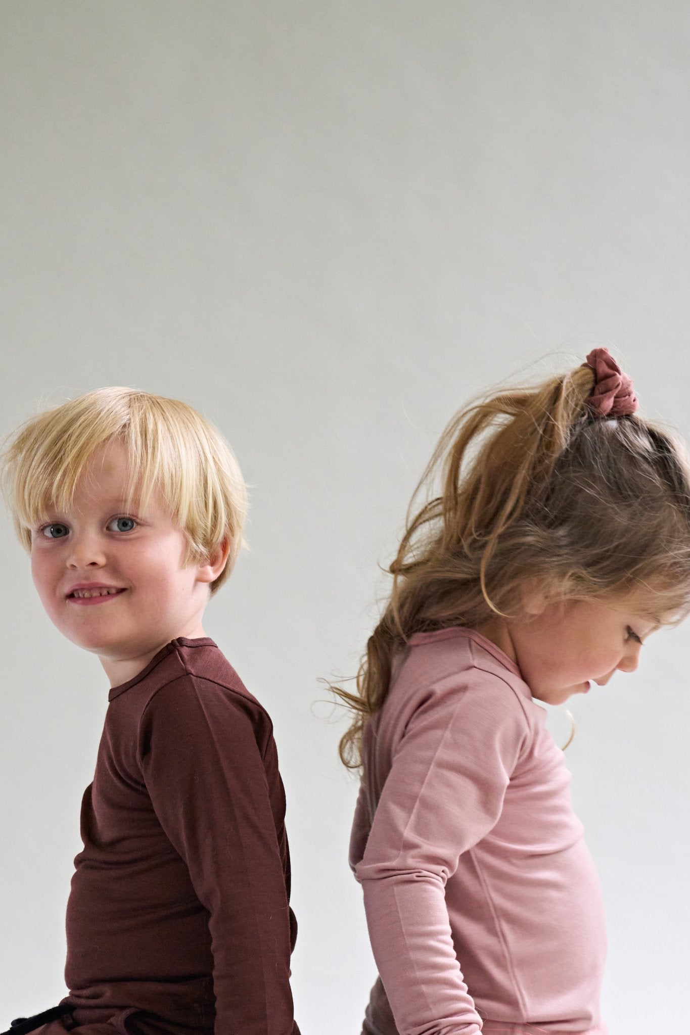 Merino Long Sleeve, Chocolate Brown - Smalls MerinoLong Sleeve Top