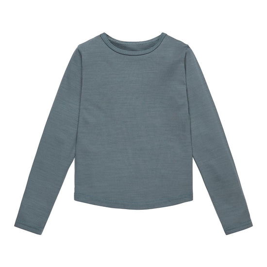 Merino Long Sleeve, Denim Blue - Smalls MerinoLong Sleeve