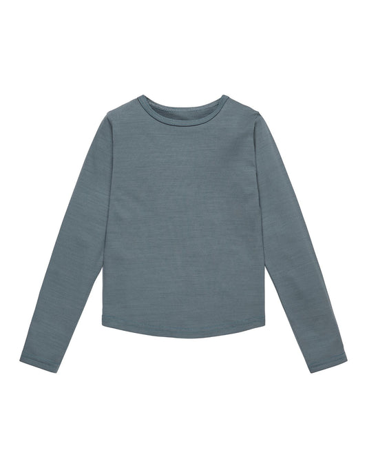 Merino Long Sleeve, Denim Blue - Smalls MerinoLong Sleeve