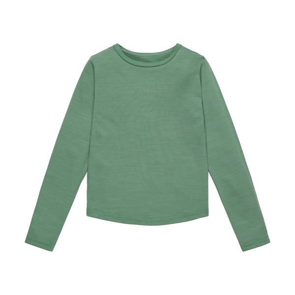 Merino Long Sleeve, Emerald Green - SmallsLong Sleeve Top
