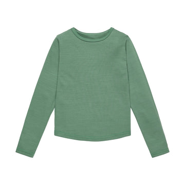 Merino Long Sleeve, Emerald Green - Smalls MerinoLong Sleeve Top