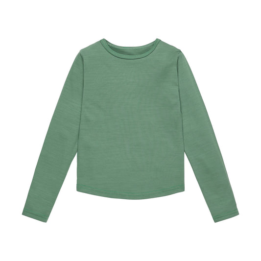 Merino Long Sleeve, Emerald Green - Smalls MerinoLong Sleeve Top