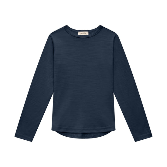 Merino Long Sleeve, French Navy - Smalls MerinoLong Sleeve Top