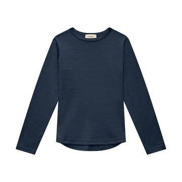 Merino Long Sleeve, French Navy - Smalls MerinoLong Sleeve Top