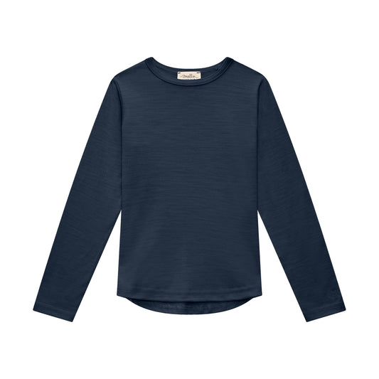 Merino Long Sleeve, French Navy - Smalls MerinoLong Sleeve Top