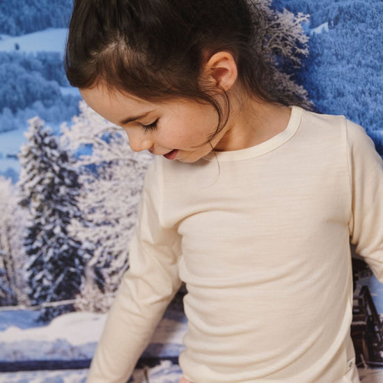 Merino Long Sleeve, Ivory - Smalls MerinoLong Sleeve