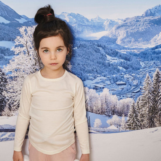 Merino Long Sleeve, Ivory - Smalls MerinoLong Sleeve