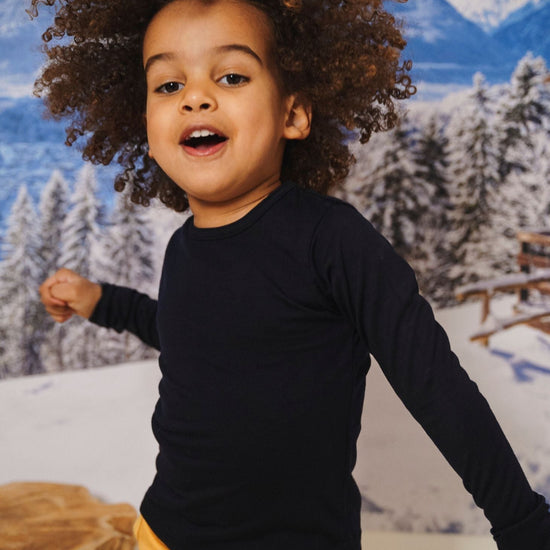 Merino Long Sleeve, Midnight - Smalls MerinoLong Sleeve Top