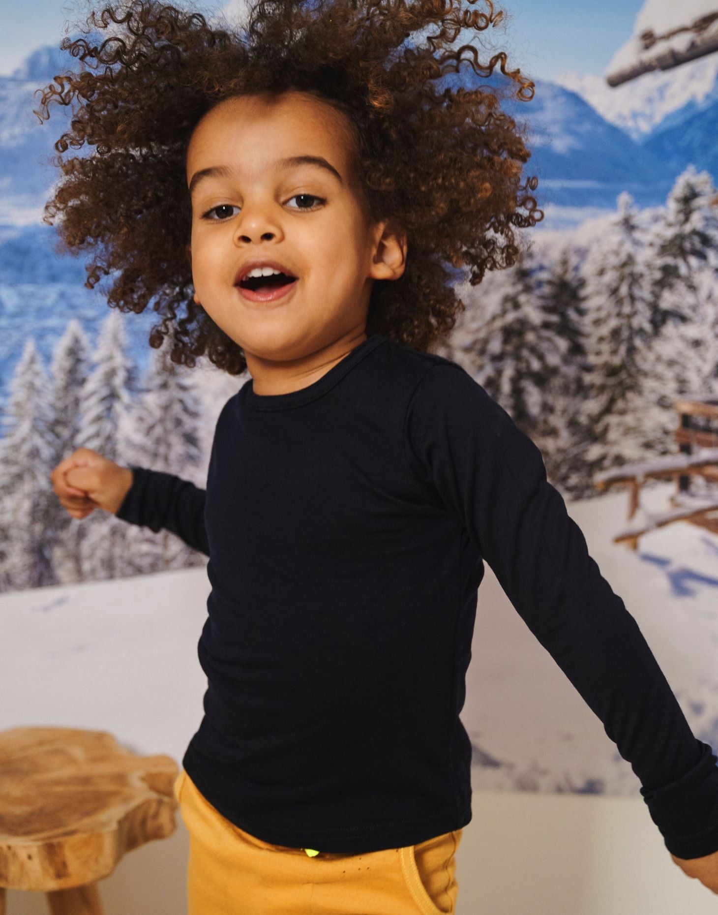 Merino Long Sleeve, Midnight - Smalls MerinoLong Sleeve Top