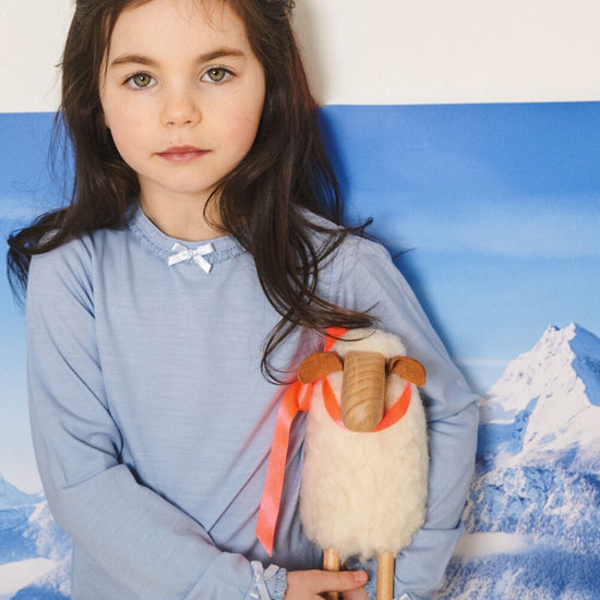 Merino Long Sleeve, Rachel Riley for Smalls, Dusty Blue - Smalls MerinoLong Sleeve