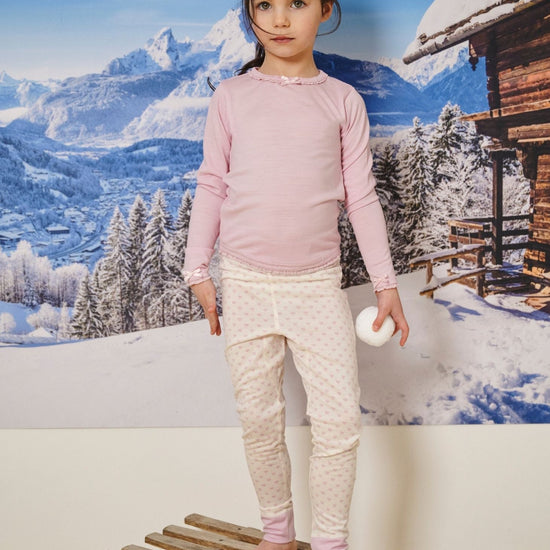 Merino Long Sleeve, Rachel Riley for Smalls, Sugar Pink - Smalls MerinoLong Sleeve