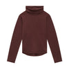 Merino Polo Neck, Chocolate Brown - Smalls MerinoPolo Neck