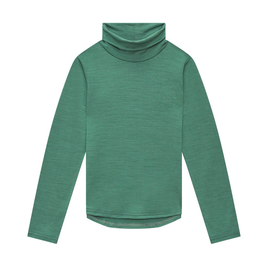 Merino Polo Neck, Emerald Green - Smalls MerinoPolo Neck