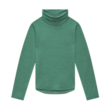 Merino Polo Neck, Emerald Green - Smalls MerinoPolo Neck