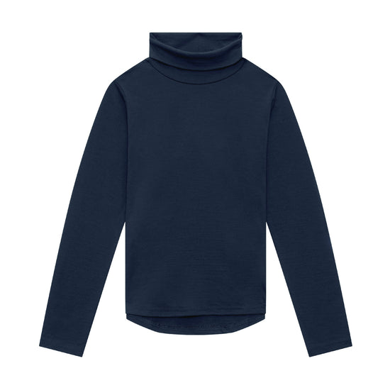 Merino Polo Neck, French Navy - Smalls MerinoPolo Neck