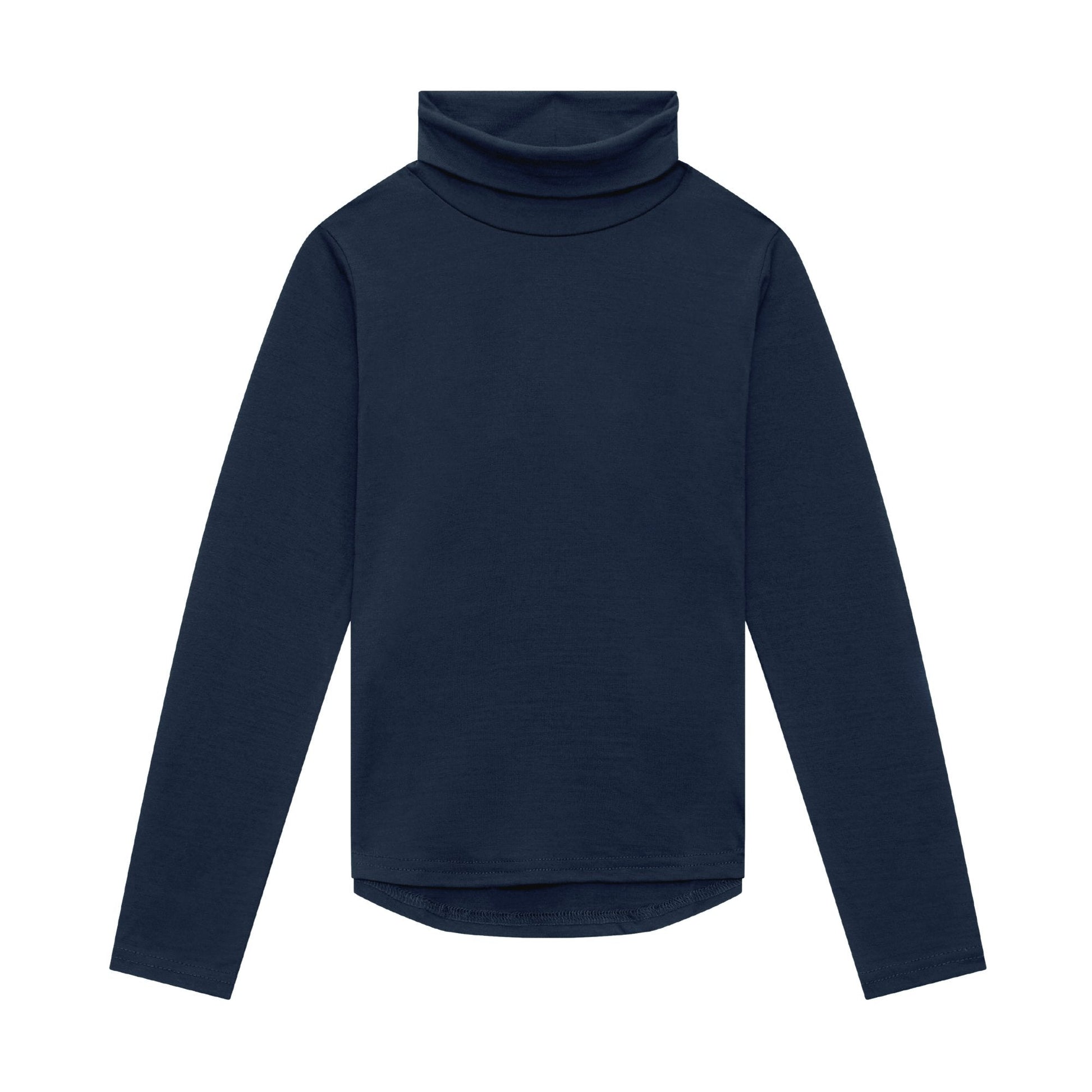 Merino Polo Neck, French Navy - Smalls MerinoPolo Neck