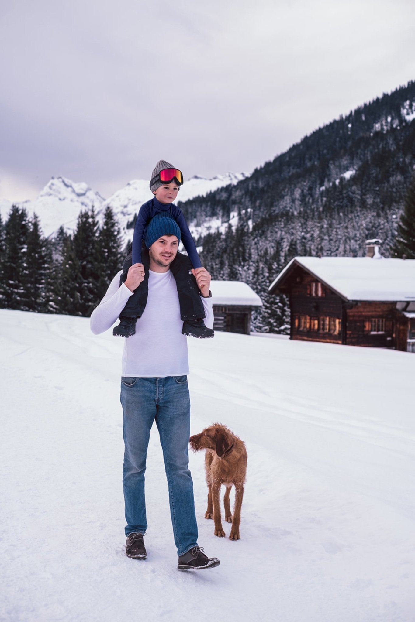 Merino Polo Neck, French Navy - Smalls MerinoPolo Neck