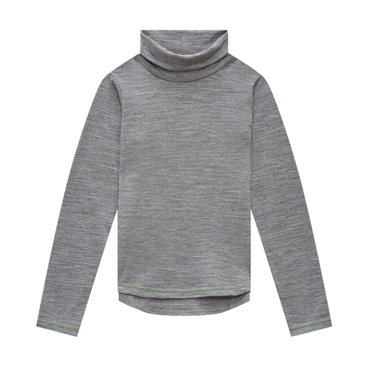 Merino Polo Neck, Grey Marle - SmallsPolo Neck