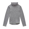 Merino Polo Neck, Grey Marle - Smalls MerinoPolo Neck