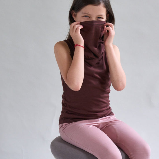 Merino Snood, Chocolate Brown - Smalls MerinoSnood