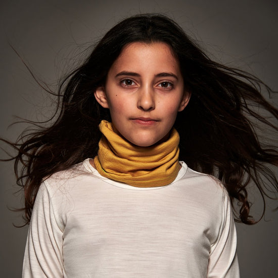 Merino Snood, Mustard - SmallsSnood