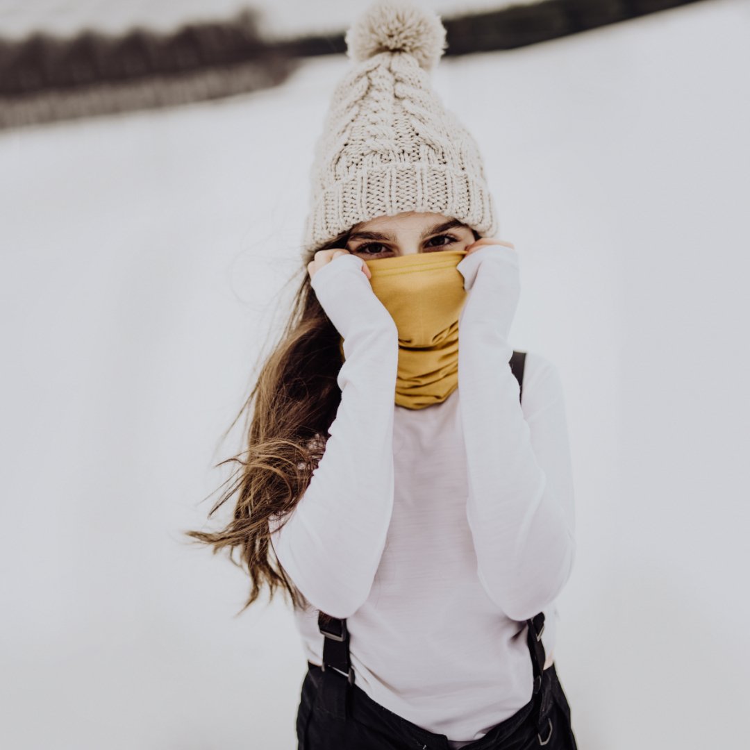 Merino Snood, Mustard - Smalls MerinoSnood